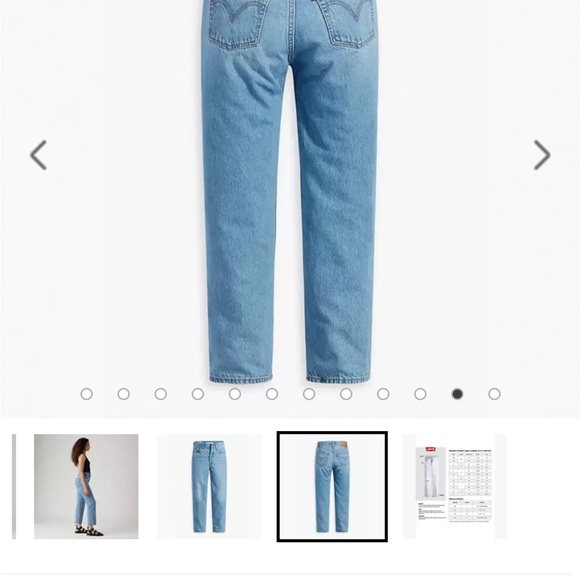 Levi’s Ribcage Straight Ankle Jeans - Picture 4 of 9